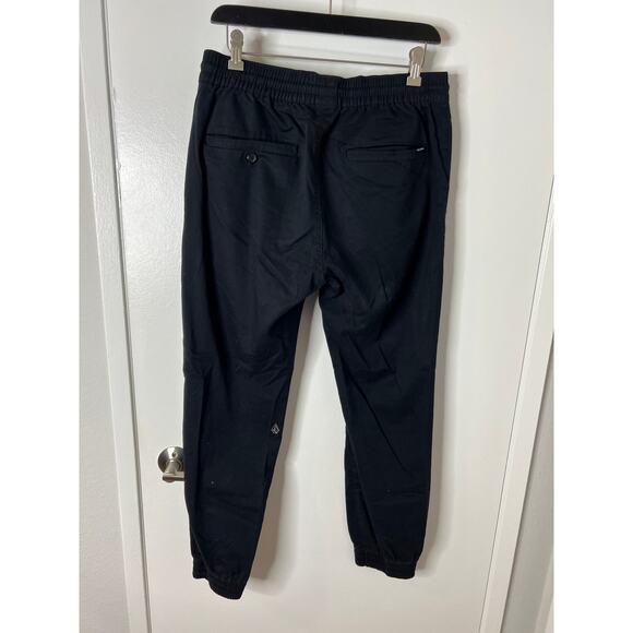 Volcom Men's True To This Frickin Jogger Pants Black ~ Size M - Picture 4 of 8